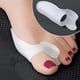 thumbnail image 1 of 1 par de protectores de dedos del pie de goma herramienta de del pie Hallux Corrector Protector de del zapato - Blanco Baoblaze Separador de dedos, 1 of 6