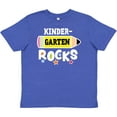 thumbnail image 3 of Inktastic Kindergarten Rocks with Pencil and Stars Youth T-Shirt, 3 of 5