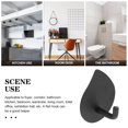 thumbnail image 3 of unbranded 4Ud De Pared Negros En Inoxidable Para Colgar Toallas Y Utensilios, 3 of 7