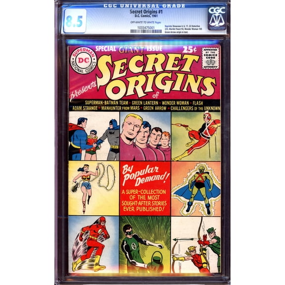 Secret Origins #1 - CGC 8.5 Comic Book