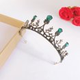 thumbnail image 2 of MasteelfCA 1Pc Retro Rhinestone Crown Hairband Bridal Hairband Wedding Dress Hair Decor, 2 of 8