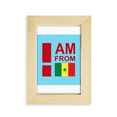 thumbnail image 1 of Soy de Nigeria Escritorio de madera Arte Pintura 5x7 pies Marco de foto, 1 of 4