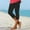 c01Black, variant on Arnsht Women's Summer Fashion High Waisted Lace Splicing Solid Color Capris Matching Fitting Yoga Gym Capri Pants Black L