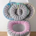 thumbnail image 5 of 5-Piece Soft Bathroom Thickened Toilet Cover Pads - Warm Stretchable Fiber Easy-to-Install Padded Cover, 5 of 5