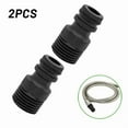 thumbnail image 4 of 1/2" BSP Thread Connector Threaded Tap Adaptor Water Hose Quick Pipe Connector Nipple Connector Hose Pipe Extension Accessories, 4 of 7