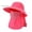 Watermelon Red-C, variant on Fishing Hat for Men and Women - Outdoor Wide Brim Sun Hat with Face Cover and Neck Flap for Summer Hiking, Beach, Garden, and Camping - Packable Outdoor Sun Hat (Sky Blue-C)