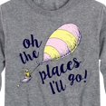 thumbnail image 3 of Dr. Seuss - Oh! The Places I'll Go - Toddler And Youth Long Sleeve Graphic T-Shirt, 3 of 6