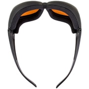 Global Vision Eyewear Outfitter Safety Glasses with Matte Black Frames and Anti-Fog Driving Mirror Lenses