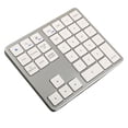 thumbnail image 4 of Teclado numérico inalámbrico Sunnimix 35 teclas Plata y blanco, 4 of 7
