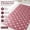 Burgundy (Translucent), variant on Non Slip Bath Tub and Shower Mat, 40 x 16 Inch Extra Long Bathtub Mat with Suction Cups, Machine Washable Bathroom Floor Mat with Drain Holes, Clear