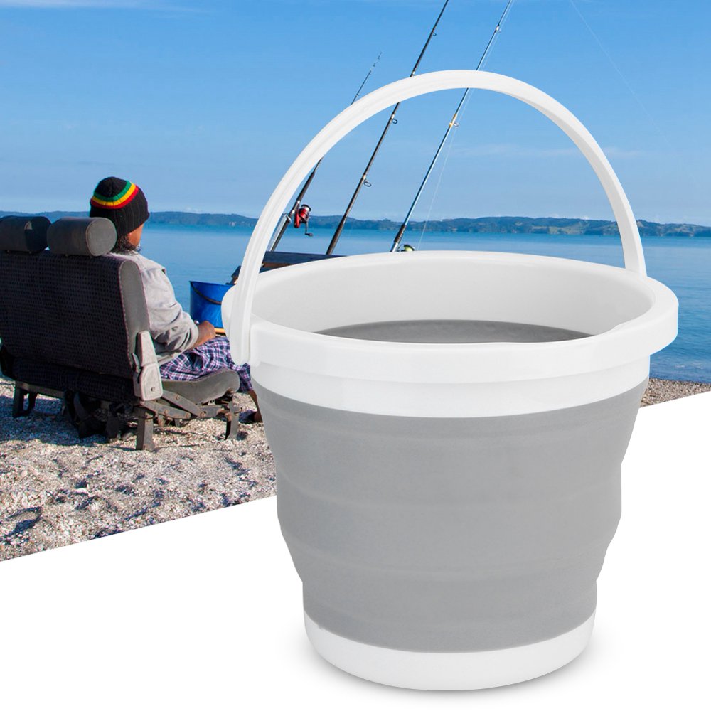 Mgaxyff Bucket, Portable Water Bucket,Portable Bucket Collapsible Folding Water Container for