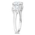 thumbnail image 3 of Everly Women's Created Moissanite Sterling Silver Ring, 3 of 8