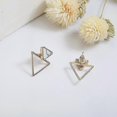 thumbnail image 5 of Pendientes geométricos Yashi Triángulo para mujer, 5 of 5
