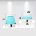 thumbnail image 4 of Folding Travel Kettle 600ml Electric Silicone Water Bottle Portable Heating Fast Kettle, 4 of 5