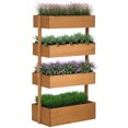 thumbnail image 1 of Outsunny Jardinière Surélevée à 4 Niveaux avec Tissu Non Tissé, 1 of 10