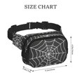 thumbnail image 4 of Easygdp A Web With A Spider Fanny Packs para Mujeres y Hombres, Bolsa de Cinturón, Bolsos de Cruz para Trabajo/Correr/Senderismo, 4 of 9