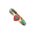 thumbnail image 2 of Guardurnaity elegante con forma de corazón para mujer, piedras preciosas naturales, pulseras trenzadas con cuentas de piedra hechas a mano, azul Type3 NO3, 2 of 6