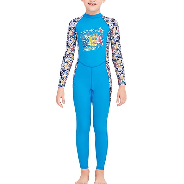 Muebles multicolores traje de buceo Mangas largas y pantalones Mono de traje de baño para Snorkel Surfing Aplicable a todas las temporadas azul xxl Advancent OD003660-15