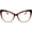 Beige, variant on Trendy Cateye TR90 Blue Light Blocking Spring Hinges Computer Glasses Women B2676