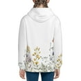 thumbnail image 6 of Kdxio Watercolor Floral Pattern Kids Boys Girls Zip Up Hoodie 3D Printed Hooded Sweatshirt Hoody Coat with Pocket 7-12 Y-Medium, 6 of 6