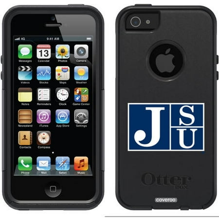 Spartan Plasma Pistol - Jackson State JSU in Navy Design on OtterBox Commuter Series Case for Apple iPhone 5SE/5s/5