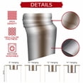 thumbnail image 6 of Gray Brown Table Runner 70 Inches Long, Modern Gradient Geometric Cotton Linen Table Runners Dresser Scarves, Decorative Fabric Tabletop Scarf Furniture Cover for Home Dinner Party 13"x70", 6 of 9