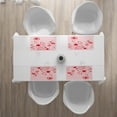 thumbnail image 3 of Ambesonne Romantic Place Mats Set of 4, Contour Hearts Lines, Standard Size, Rose Red Pink, 3 of 4
