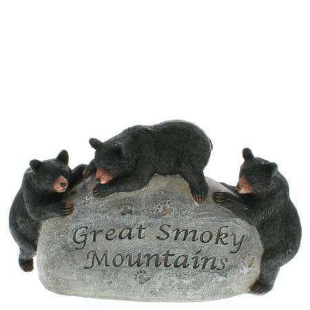 UPC 840588004317 product image for 3 Bear Cubs on Rock Figurine | upcitemdb.com
