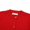 thumbnail image 4 of XBASW 1-6 Years Girls Knit Cardigan Sweater for Toddler Kids Button down School Uniforms Cardigan Jacket Baby Spring Fall Sweater, 4 of 9