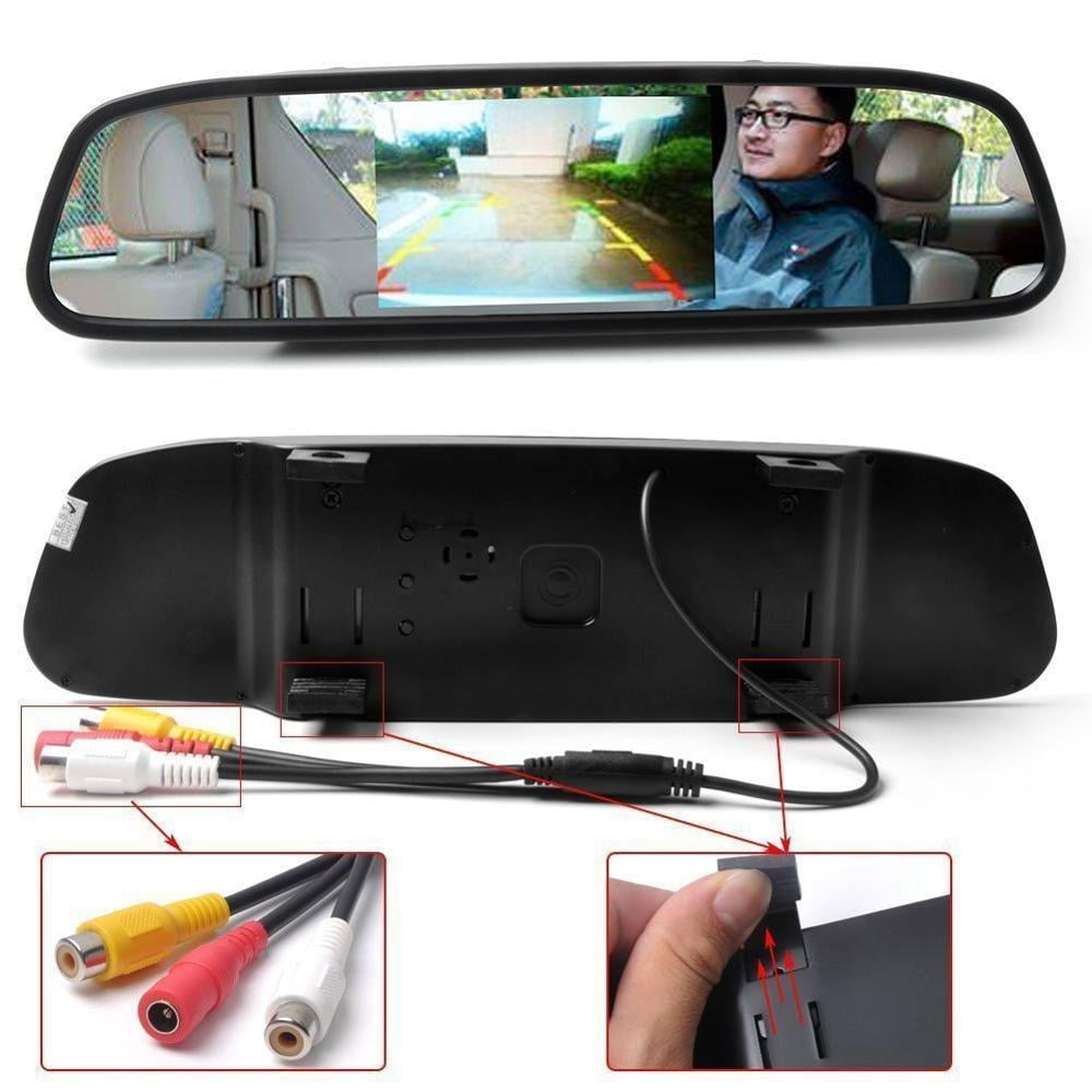 iMeshbean Updated 4.3" TFT LCD Color Car Reverse Rear View Mirror
