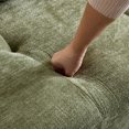 thumbnail image 6 of 101.5" Modular Sectional Sofa,Chenille Cloud Sofa Couch Convertible Folding Sofa Bed for Living Room,Bedroom,Apartment,Green, 6 of 8