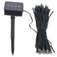 thumbnail image 2 of 17m 100LED Guirnalda de luces alimentada por energía solar IP67 Lámpara decorativa impermeable para jardín al aire libre Patio CéspedLuz azul, 2 of 14
