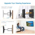 thumbnail image 3 of DYTIMEEM  Full Motion TV Monitor Wall Mount Bracket Articulating Arms Swivels Tilts Extension Rotation for Most 26-60 Inch LED LCD Flat Curved Screen TVs & Monitors, 3 of 6