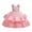Hot Pink, variant on FAOWME Child Dress Princess Dress Girls Beaded Bow Knot Puff Cake Dress Kids Festival Green 6-7 Years