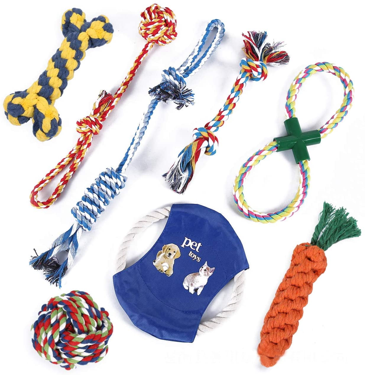 Puppy Toys for Small Dogs, 8 Pack Medium Dog Toy, Cute?ble?Chew Ropes