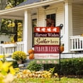 thumbnail image 4 of Fall Thanksgiving Garden Flag,Thankful Saying Yard Flag 12.5x18 Inch Vertical Double Sided, Harvest Wishes Thanksgiving Decorations for Home, Farmhouse Rustic Outdoor Fall Decor, 4 of 6