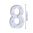 thumbnail image 3 of Light Up Numbers, LED Letter Lights, Decorative Lighted Letters, Battery Powered LED Numbers for Party, Bar, Night Lights, Home Decor, 3 of 3