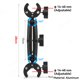 thumbnail image 3 of Soporte para manillar de monopié para selfies de bicicleta y motocicleta DJI para Insta 360 X4 X2 X3 X4 Go Pro 12 11 10 9 8, 3 of 5