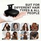 thumbnail image 3 of Silicone Scalp Massager Shampoo Brush for Hair Growth and Dandruff Removal, Black, 3 of 4
