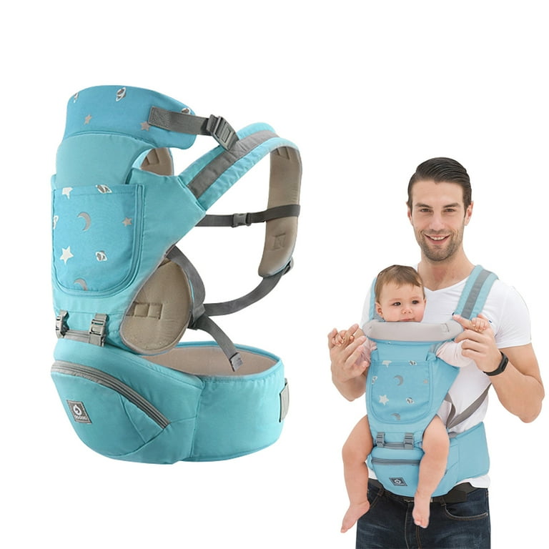 Baby Hip Seat Carrier: 3D Belly Protector & EVA Massage Board