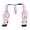 Pink, variant on ibiyuan Winter Dog Boots Leggings with Anti- Sole Dog Paw Protector, for Outdoor Walking Hiking, Waterproof and Anti-Fall Dog Shoes with Adjustable Strap,L