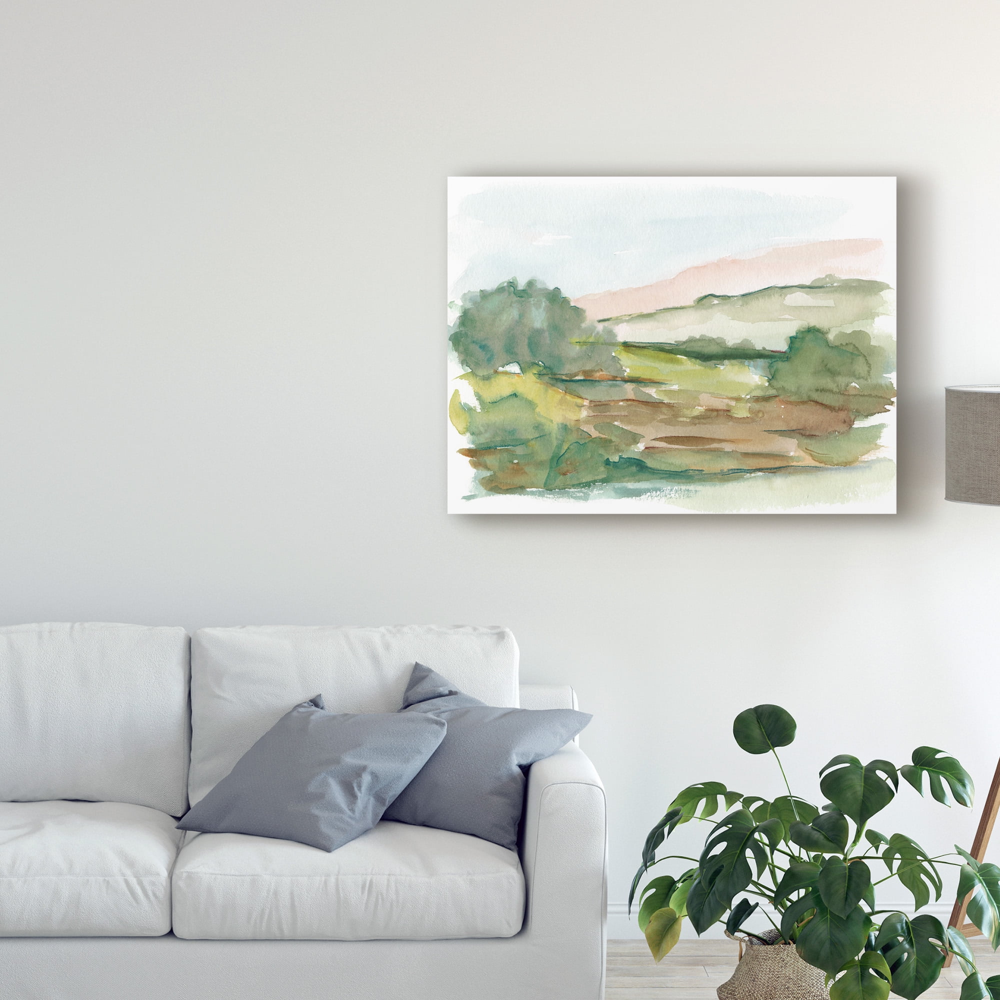 Trademark Fine Art 'Impressionist Watercolor IV' Canvas Art by Ethan Harper