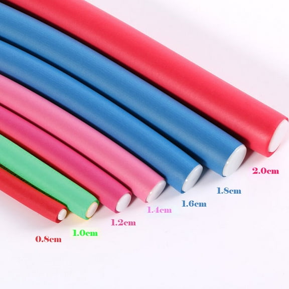 Ustar 10PCs Flexible Curling Rods Hair Twist Flexi Rods Hair Curlers Set,Twist Foam Hair Rollers No Heat Hair Rods Rollers Hair Curlers Rollers for Short and Long Hair