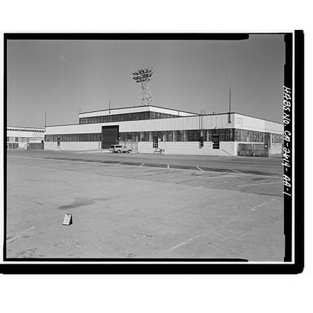 Historic Print, Oakland Naval Supply Center, Dry Provisions Storehouses, Between Third & Fourth Streets, Between G & L Stre, Oakland, Alameda County, CA, 16" x 20"