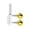 White, variant on 2.5" LED Night Fishing Rod Tip Light – 1 Pcs Color-Changing Flashing Bite Alarm Indicator, Clip-On Pole Glow in the Dark with Bell, Late Night Bite Alerts for Fishing