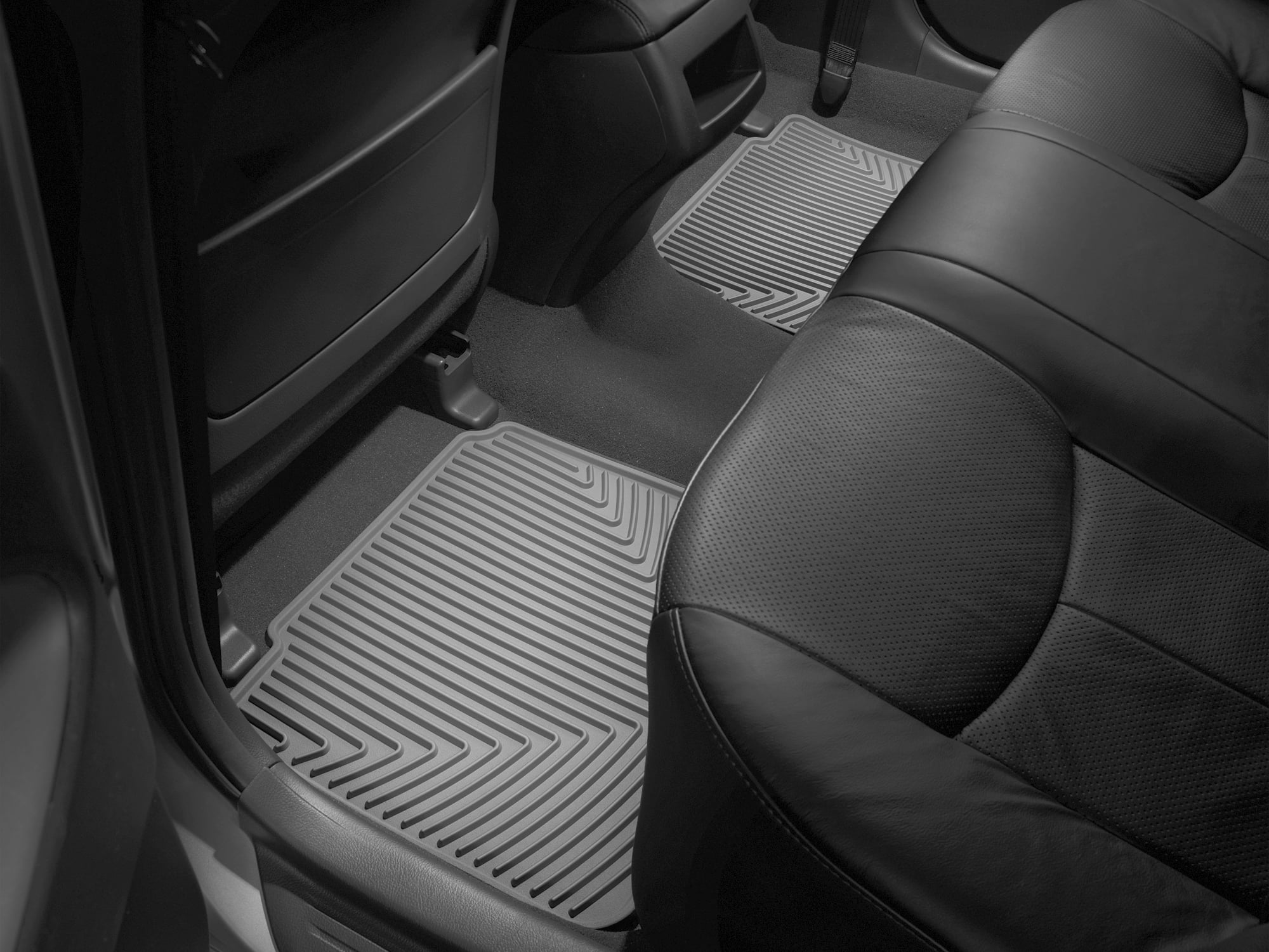 WeatherTech All-Weather Floor Mats compatible with Prius Plug-In Hybrid, Camry, GS 430, GS 450h, GS 350/GS 460, ES - 2nd Row, Grey