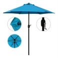 thumbnail image 4 of Davee furniture 7.5' Round Patio Umbrella Outdoor Table Market Umbrella(Aqua blue), 4 of 7