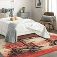 thumbnail image 4 of Architecture Area Rugs for Bedroom Living Room - 3x4 ft - Japanese Style Carpet for Home Decor - Oriental Patterned Decorative Indoor Small Rug - Washable & Soft & Non Slip & Low Pile (ZF&8348), 4 of 7