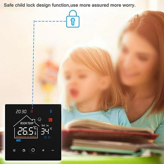 Goodhd Lcd Thermostat Programmable Digital Room Temperature Controller With Programming