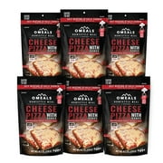 OMEALS 6 Pack Cheese Pizza w/Sauce MRE, Sustainable Premium Outdoor Food, Perfect for Travelers, Emergency Supplies